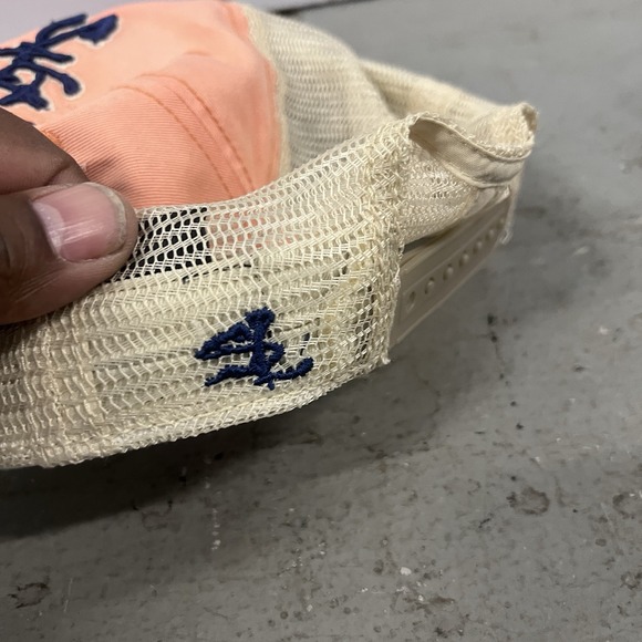 Salt Life Pink Tan Mesh Baseball Cap Adjustable Trucker Hat Beach Surf Lifestyle - Picture 6 of 7